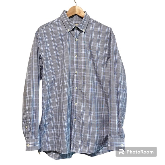 Michael Michael Kors Prince if Whales Check Plaid Button Up Shirt | Regular Fit - Picture 2 of 14
